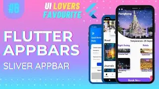 Flutter Sliver AppBar || Collapsable AppBars🔥 ||Flutter AppBars