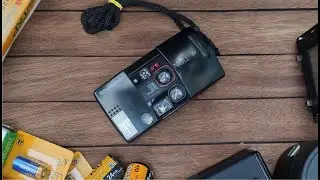 Olympus Infinity AF-1 review / olympus infinity twin / Loading Film/Unloading Film / battery