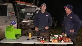 Shaunos bush bolognese - Bush Cooking 4WD Action