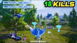 18 Kills !!! 🤯 Most Aggressive Rush Gameplay (HDR + Extreme) |  Bgmi or Pubg Mobile Gameplay