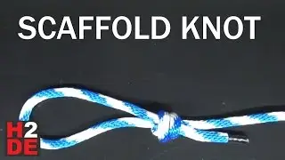 TUTORIAL - How To Tie a Scaffold Knot HOW TO DIY Knots