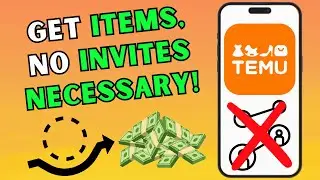 GET TEMU ITEMS WITHOUT INVITING FRIENDS!  (BEST METHOD!)