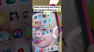 You won’t believe what came out of this iPad🤢🤮#shorts #apple #ipad #nasty #gross #iphone #ios #fyp