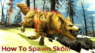 How To Spawn Sköll The Fire Fenrir In Ark Fjordur!