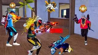 SOLO VS SQUAD RANK FULL GAMEPLAY ⚡ ONLY HEADSHOT ROUK FF
