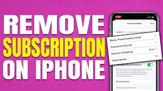 how to remove subscription on iPhone 2023 | PIN TECH |