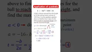 Applications of quadratic equations 