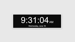 Digital Clock with Date using JavaScript, Html & CSS | Digital Clock using javascript