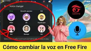 COMO MODIFICAR LA VOZ EN FREE FIRE 2024