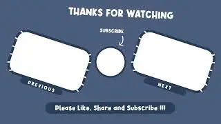 Youtube Outro Template No Text - YouTube Outro Template No Copyright - Youtube End Screen Template