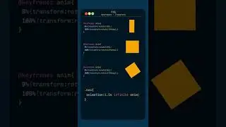 CSS Keyframes-transform properties..#programming #javascript #html #css #webdevelopment #webdesign .