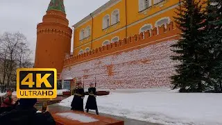 [4K] Walking In Moscow Russia | Manezhnaya Square | Alexander Garden