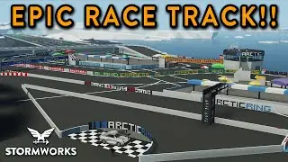 Epic Arctic Race Track Addon!!! - Stormworks