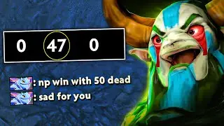 How He Win Dota with 47 Deaths!