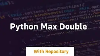 python max double