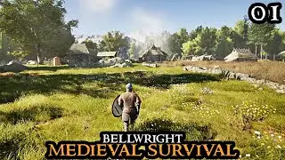 Bellwright - BEAUTIFUL New MEDIEVAL Survival & Town Management Game || Gameplay Part 01 
