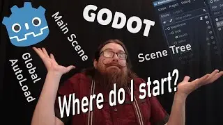 Godot Tutorial: How do I structure my project scenes?  Main scene + global autoload