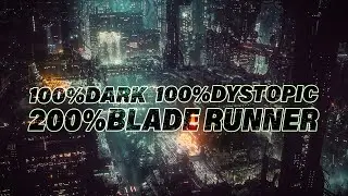 Dark Dystopian Cyberpunk Ambient | 200% Blade Runner Vibes - PRESSING ▶️ =  NO REGRET