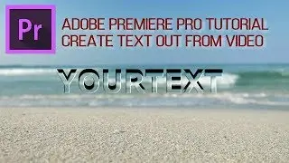 How to create text effect Animation Out From Video - Adobe Premiere Pro Tutorial