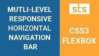 CSS3 Flexbox Responsive Horizontal Navigation Menu Bar - Flexbox Multilevel Nested Submenu