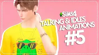 Sims 4 Animation Pack | Talking & Idles Animations #5 (FREE)