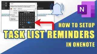 OneNote - How to Setup TASK LIST REMINDERS (easily!)