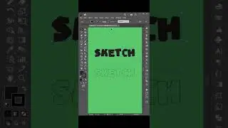 Sketch text effect in Adobe Illustrator, Illustrator tutorials