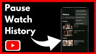 How To Pause Watch History On YouTube | Easy Method (2024)