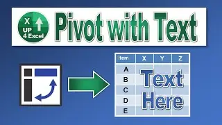 Transform Your Pivot Tables: Display Text Values in Excel with Power Query