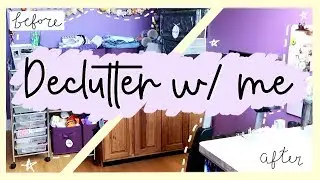 Declutter with me! How to Organize your Craft Room 2020