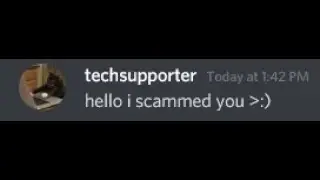 when your friend accidently thought that the one who helped you is not a scammer