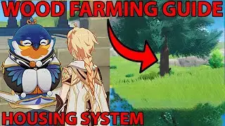 Wood/Tree Farming Guide | Housing System | Genshin Impact 1.5