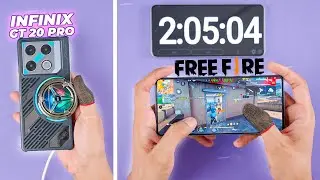 Infinix GT 20 Pro Freefire Gaming Test 🤯⚡️| Gaming Performance Test | Battery Drain Test