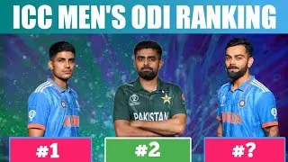 ICC RANKING ODI BATSMAN AFTER WORLD CUP FINAL 2023 | ICC ODI Ranking | ICC ODI | No:-1 Shubman Gill