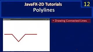 Draw PolyLines | Drawing Connected Lines | Java FX 2D Tutorials #012