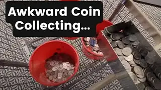 Very Unsettling Coin Collection and Count at the Tiny Laundromat!