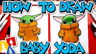 How To Draw Baby Yoda From The Mandalorian