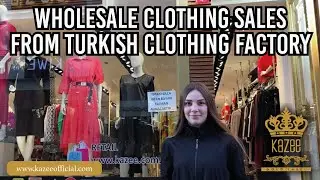 Wholesale Clothing Sales from Turkish Clothing Factory | Turkish Women's Clothing Company Kazee
