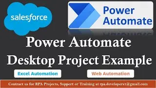 Microsoft Power Automate Desktop Tutorial | Power Automate Desktop Project for Practice