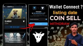 Goats Airdrops Withdrawal | Goats bot Wallet Connect | Goats Telegram Airdrop | Goats Coin Claim