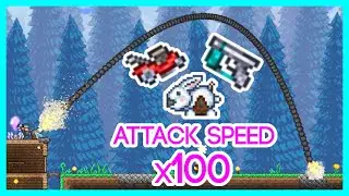 Tools and Special Weapons in Terraria, but they are 100x faster