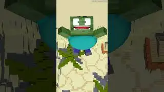 Help Herobrine to Escape From the Stomach - minecraft animation #herobrine #minecraft #shorts