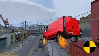 GTA 4 CRASH TESTING REAL CAR 284