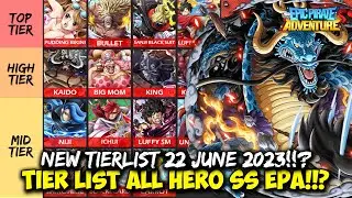 NEW TIER LIST HERO SS EPIC PIRATE ADVENTURE TERUPDATE!!