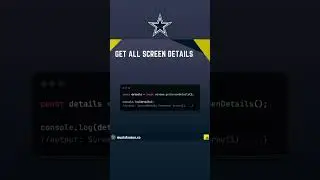 Javascript, Get All Screen Details 