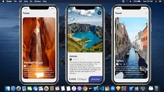 SwiftUI Complex UI Tutorials - Travel App UI With Custom Transitions In SwiftUI - SwiftUI Tutorials