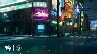 [UE5] Cyberpunk City / Recife Environment / Unreal Engine 5 Marketplace