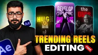 How to Edit Viral Reels Complete After Effects Motion Graphics tutorial for Beginners 2025