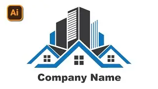 real estate company logo design adobe illustrator