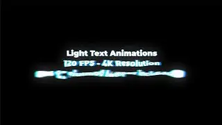 Light Text Animations Final Cut Pro Templates